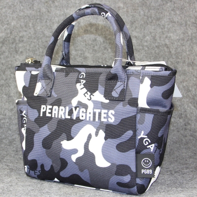 PEARLY GATES カモフラ柄 ゴルフバッグ 小物バッグ 迷彩 ミニトート型